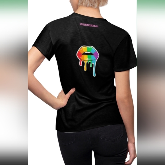 LGBTQIA+ Pride Women's Cut & Sew Tee - Picture 6 of 6